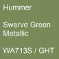 Preview: Hummer, Swerve Green Metallic, WA713S / GHT.